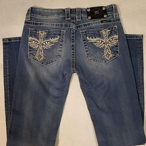 Miss Me | blue washed skinny jeans